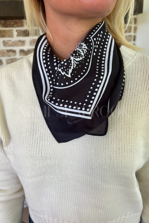 Fritzgerald scarf, black