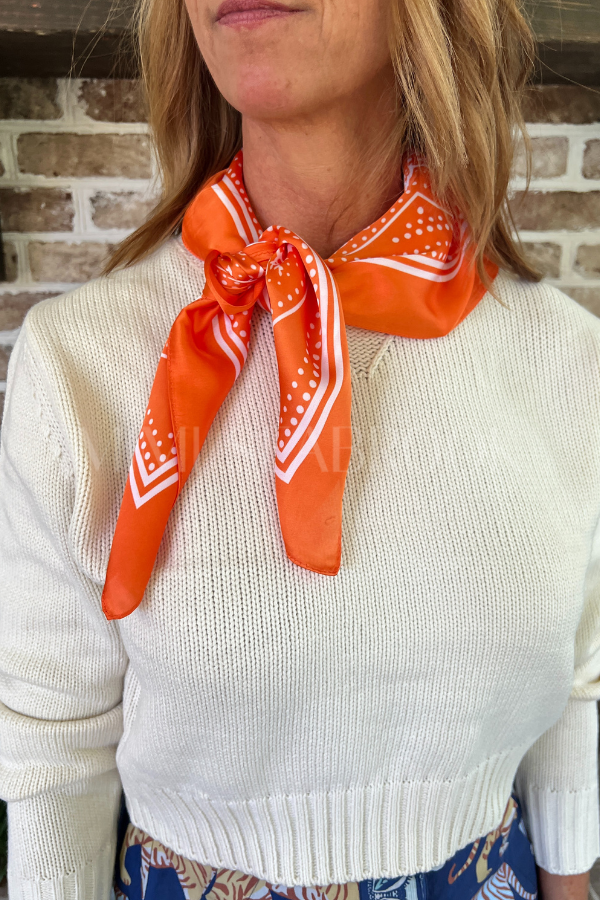 Fritzgerald scarf, orange