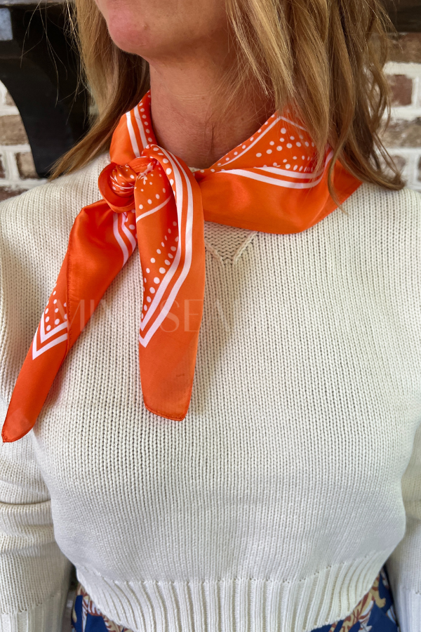 Fritzgerald scarf, orange