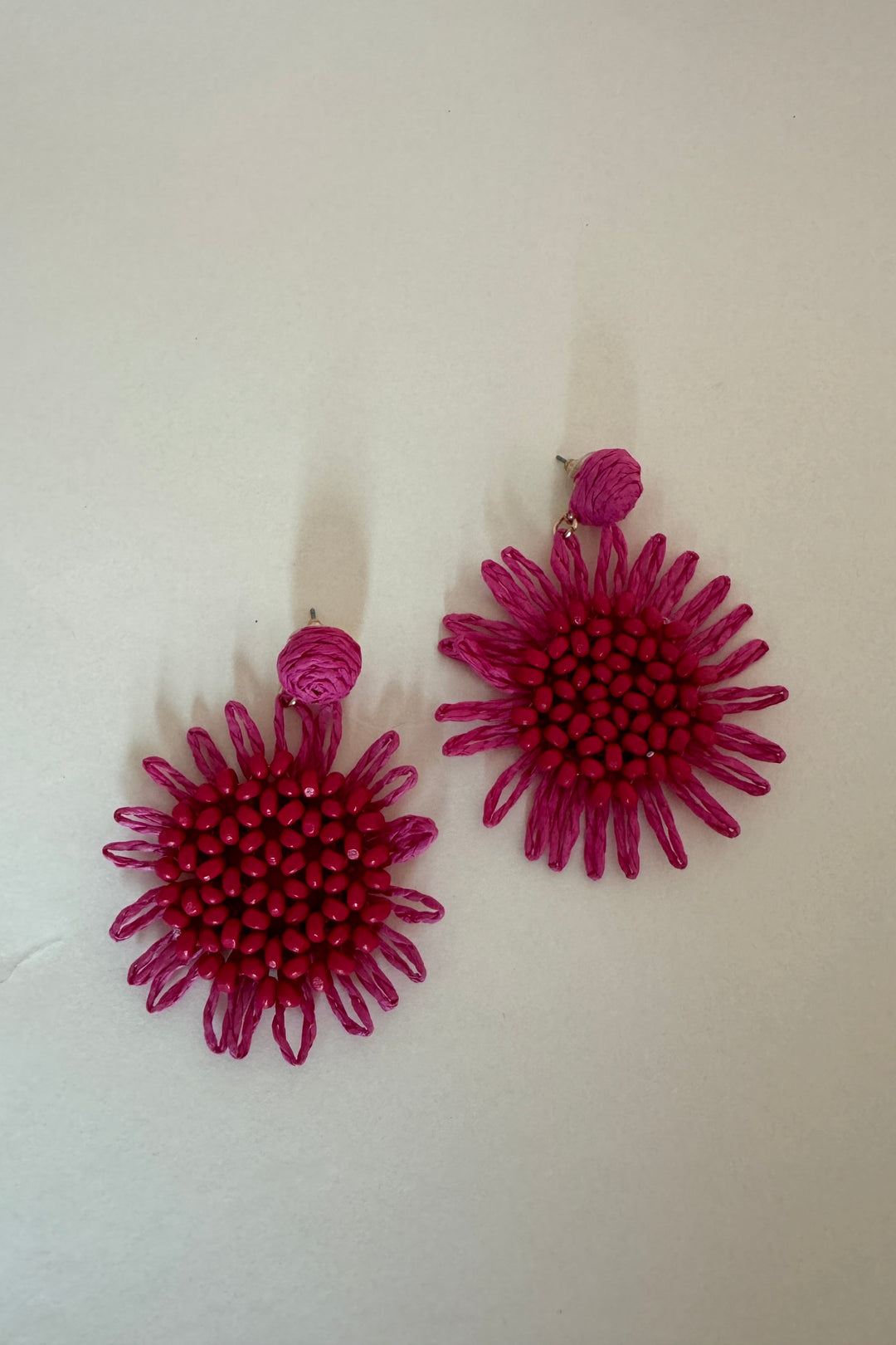 Blakely earrings, fuchsia