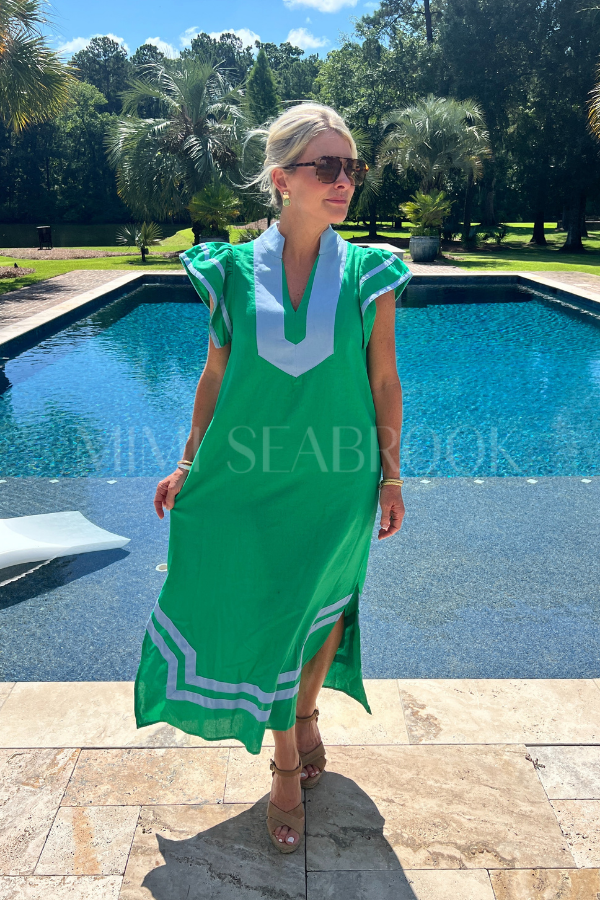 Gabriella dress, green