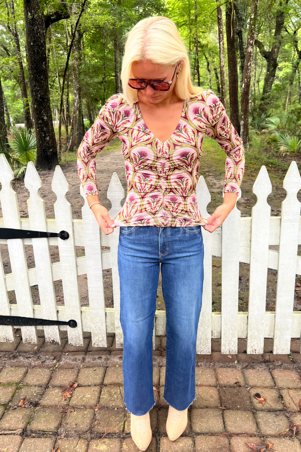 Garden Medal Blouse by Farm Rio