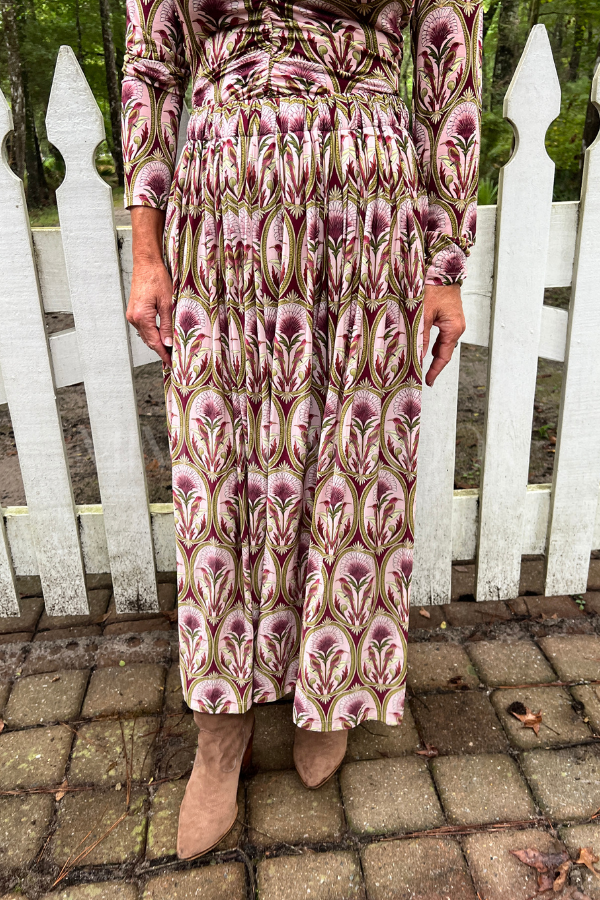 Garden Medal Midi Skirt by Farm Rio