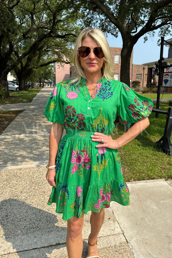 Gardner dress, green
