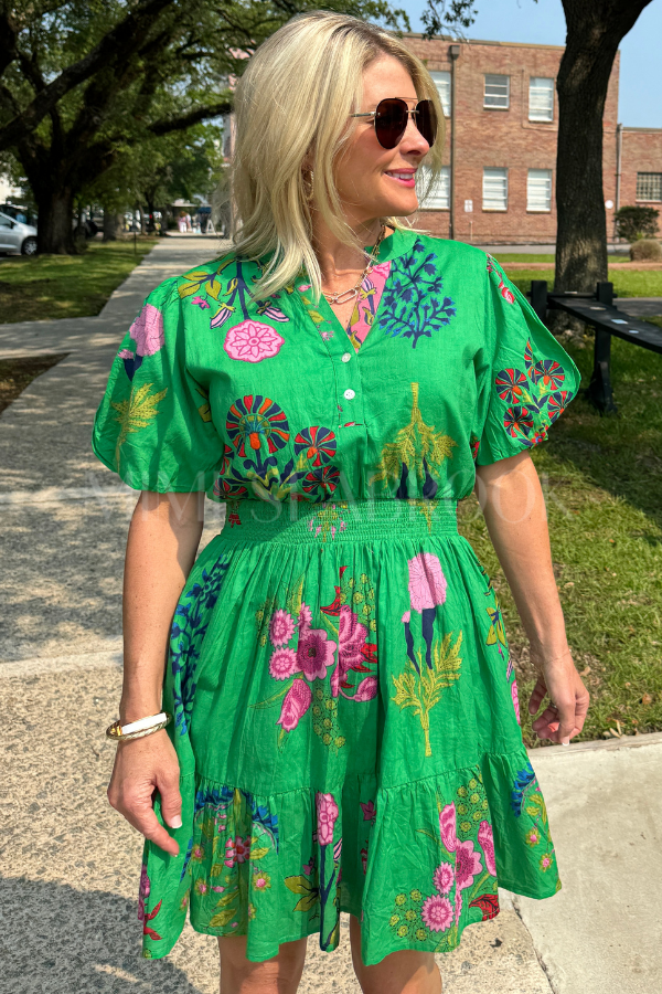 Gardner dress, green