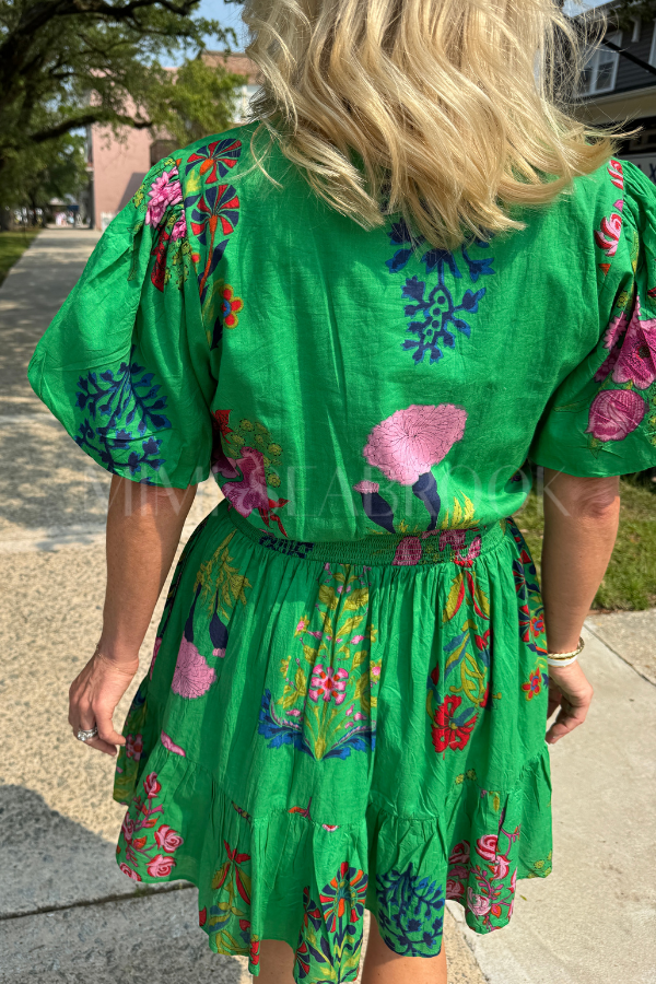 Gardner dress, green
