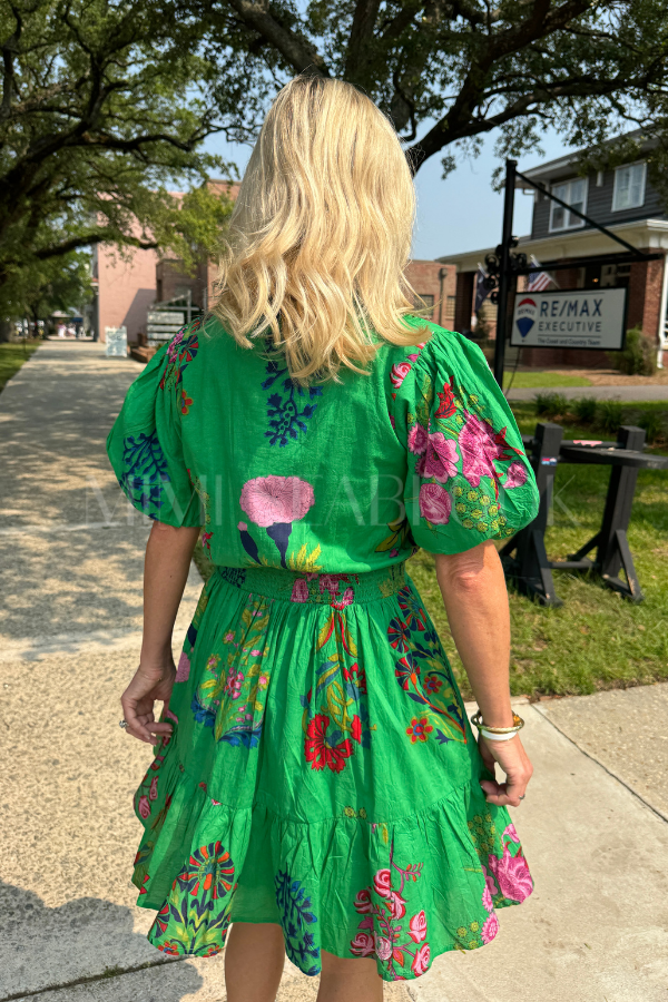 Gardner dress, green