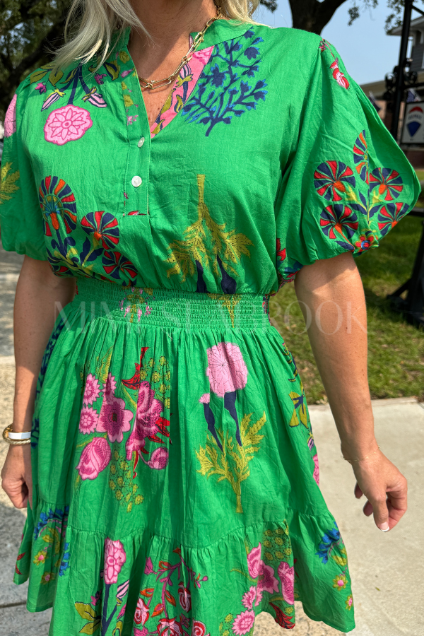 Gardner dress, green