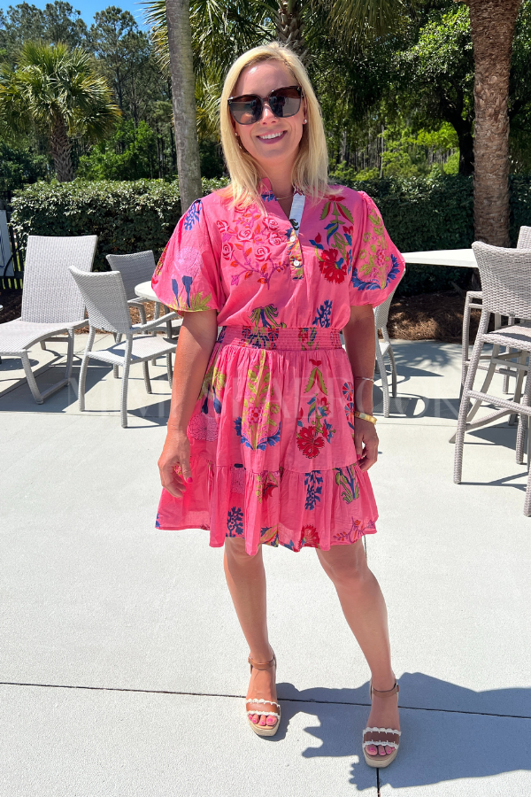 Gardner dress, pink