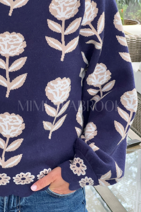 Gaster sweater, navy