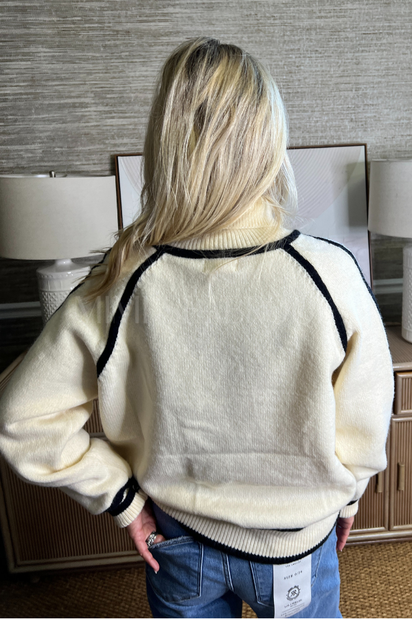 Georgie sweater, ivory