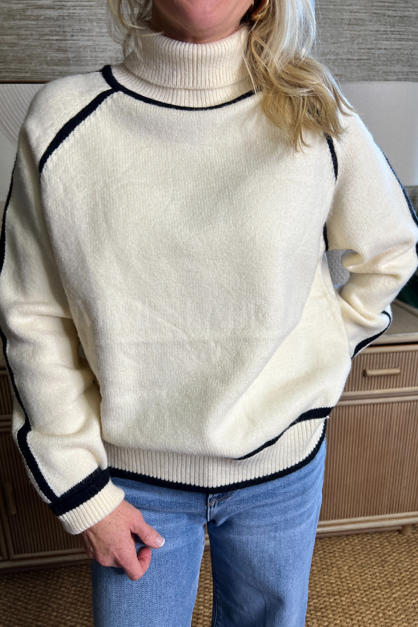 Georgie sweater, ivory