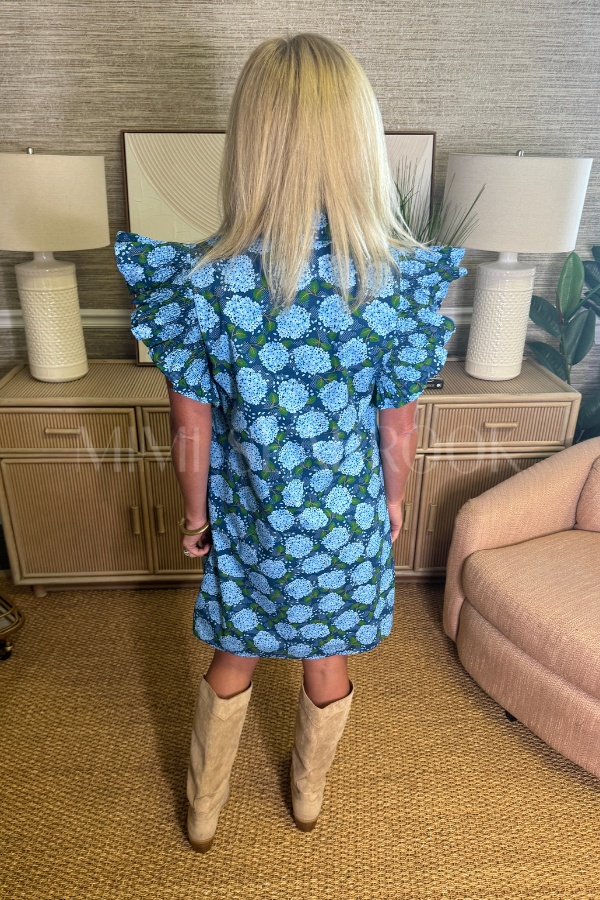 Ginette dress, navy