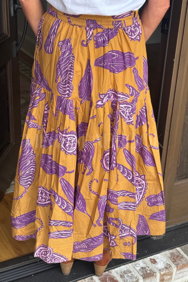 Ginny Skirt, Bengal Toffee by Oliphant