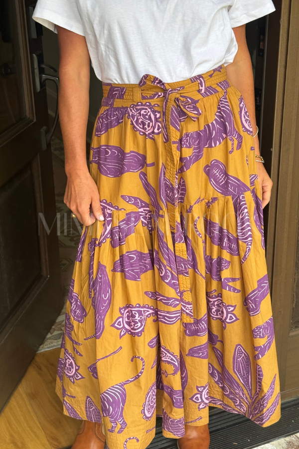 Ginny Skirt, Bengal Toffee by Oliphant