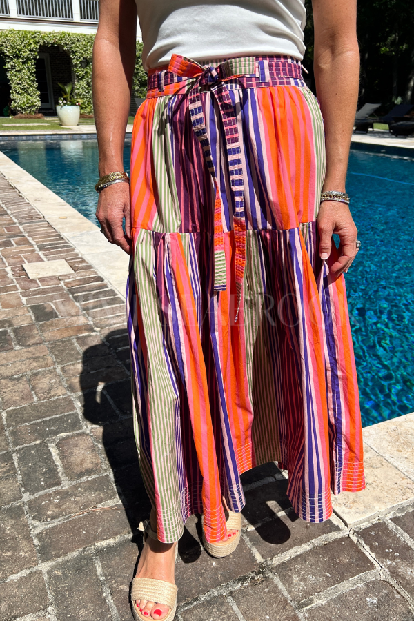 Ginny Skirt, Wolcott Multi by Oliphant