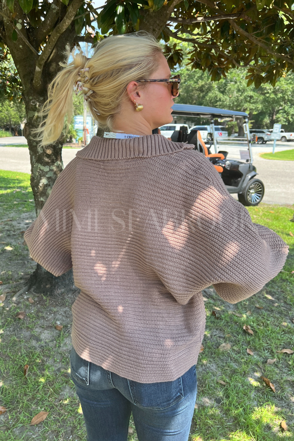 Giovanna sweater, mocha