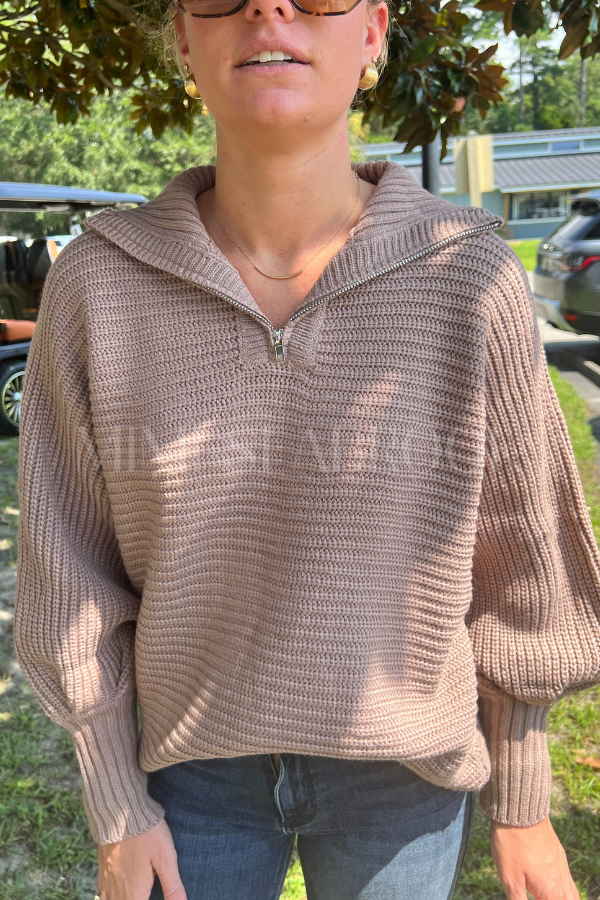 Giovanna sweater, mocha
