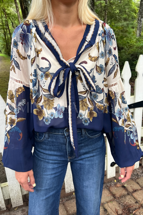 Golden Nature Blouse by Farm Rio