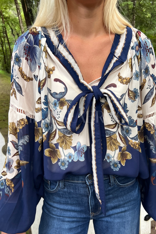 Golden Nature Blouse by Farm Rio
