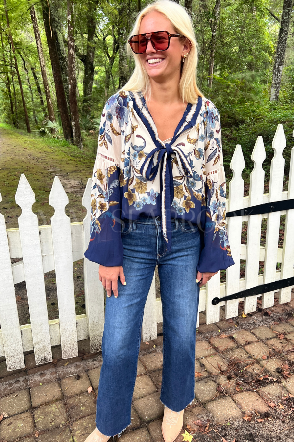 Golden Nature Blouse by Farm Rio