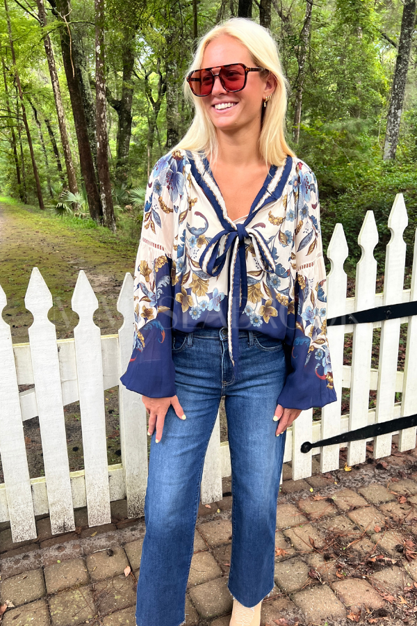 Golden Nature Blouse by Farm Rio