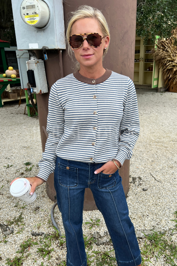 Goodrich cardigan sweater, blue