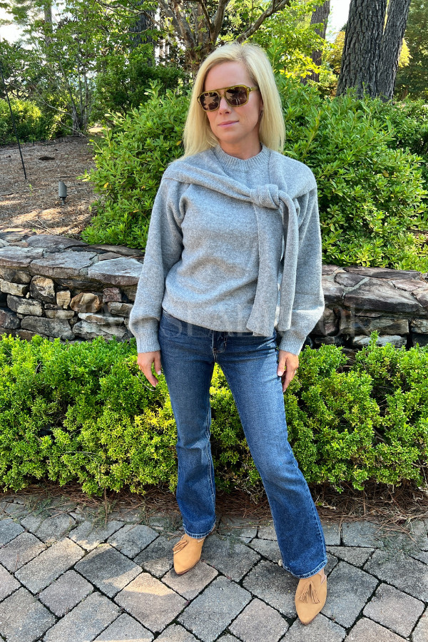 Goodwin sweater, heather gray