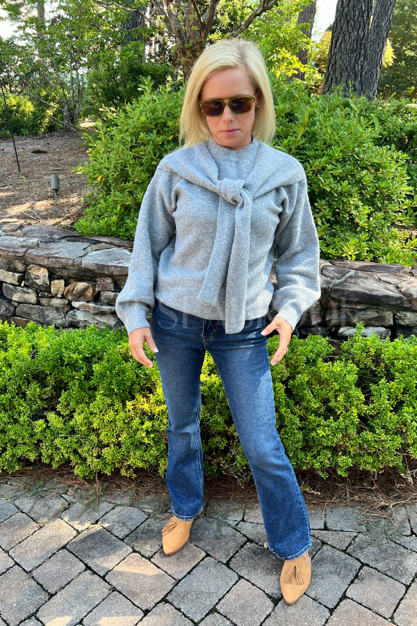 Goodwin sweater, heather gray