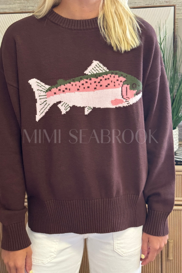 Gretchen sweater, chocolate