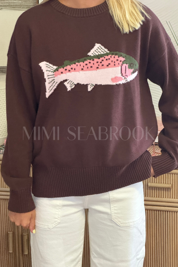 Gretchen sweater, chocolate