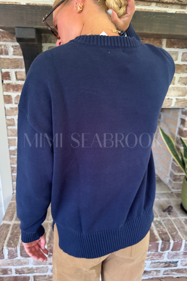 Gretchen sweater, navy
