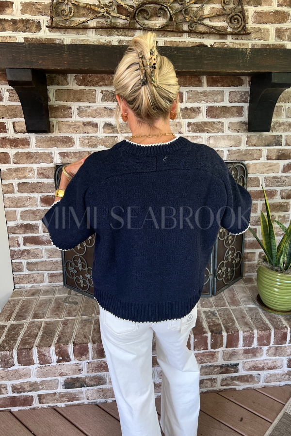 Griner sweater, indigo