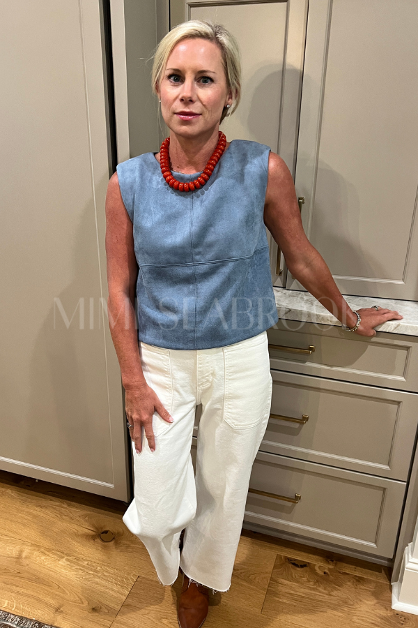 Guthrie top, blue