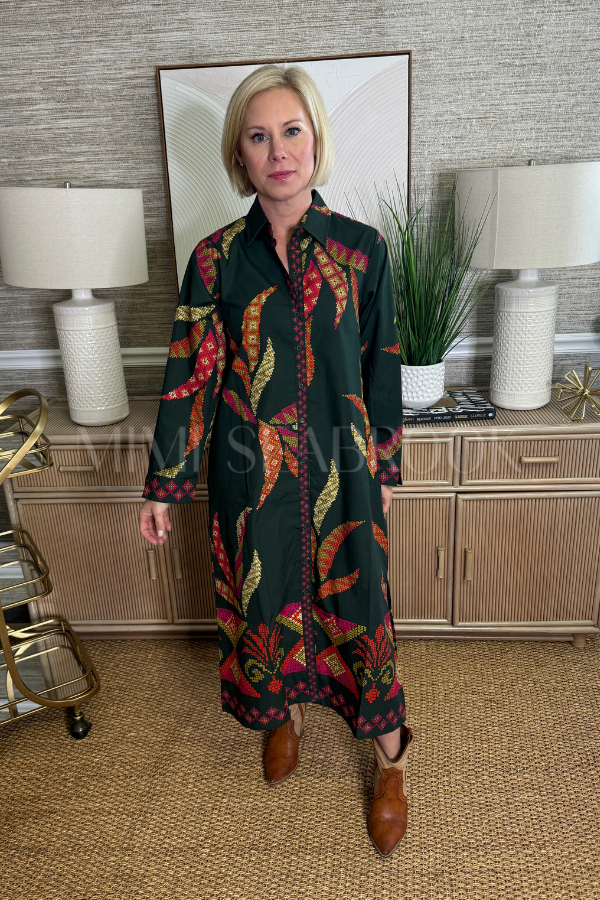 Haiden Dress, Forest Print