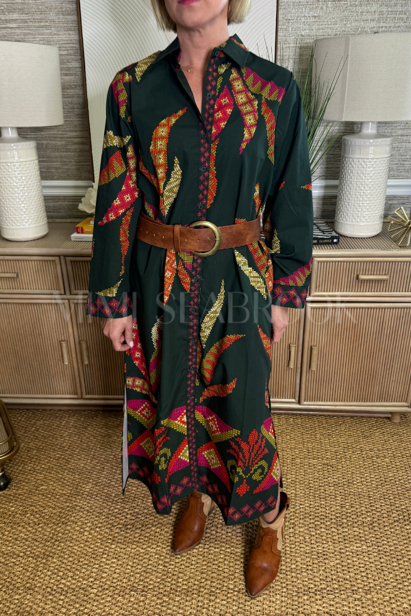 Haiden Dress, Forest Print