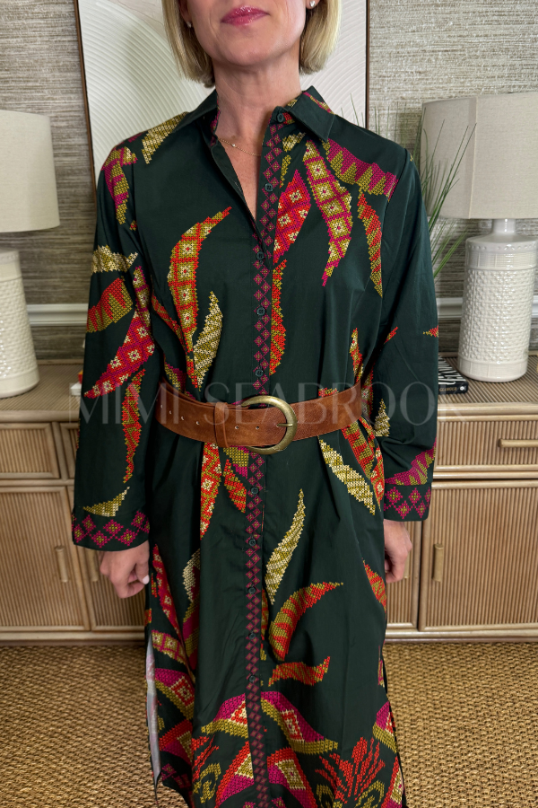 Haiden Dress, Forest Print