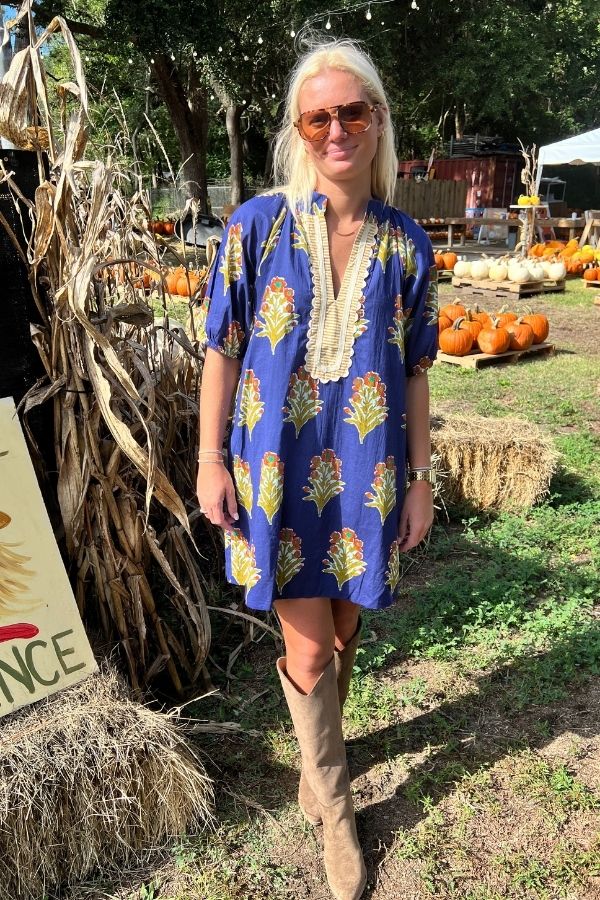 Hanover dress, navy