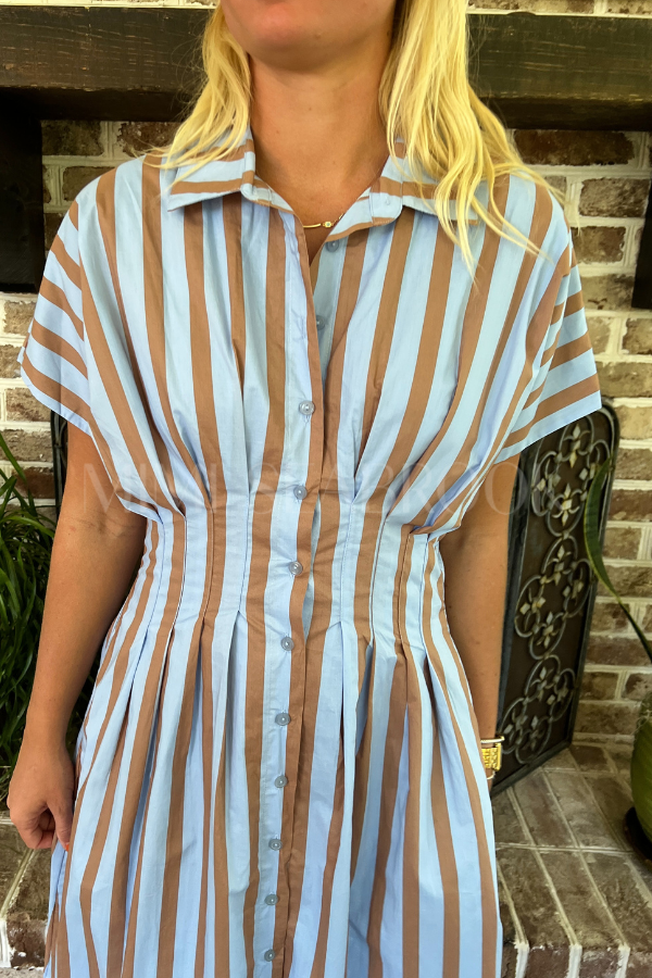 Harbaugh dress, blue