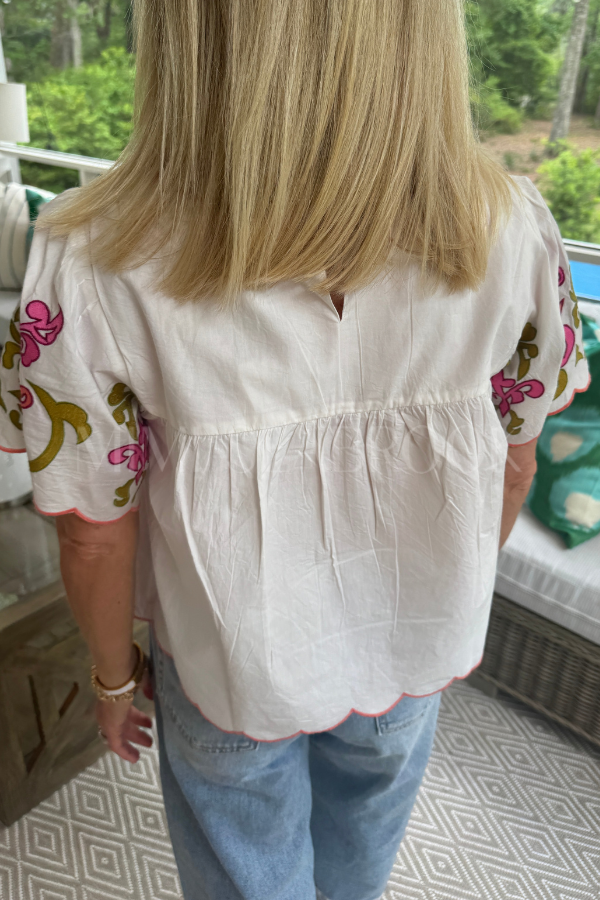 Harbison top, white