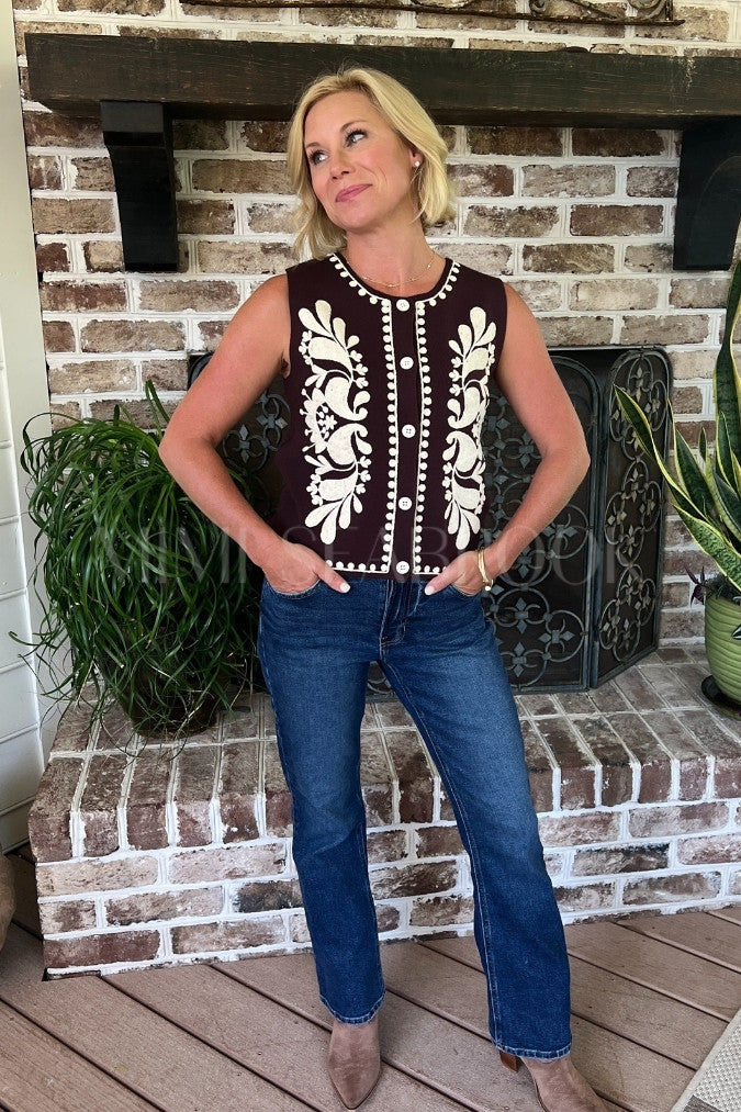 Harmoni top, brown
