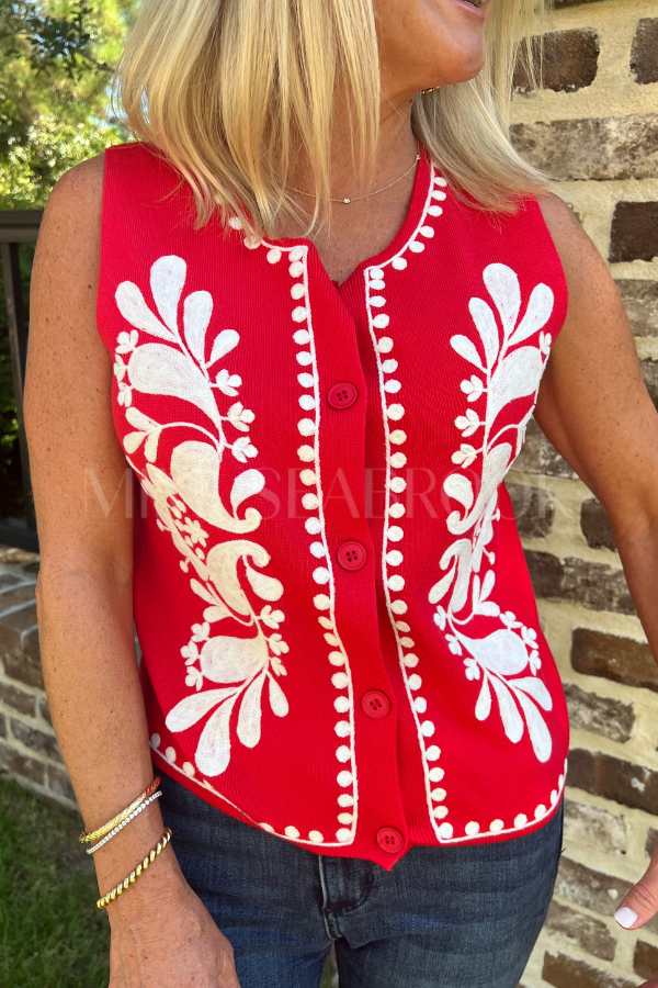 Harmoni top, red
