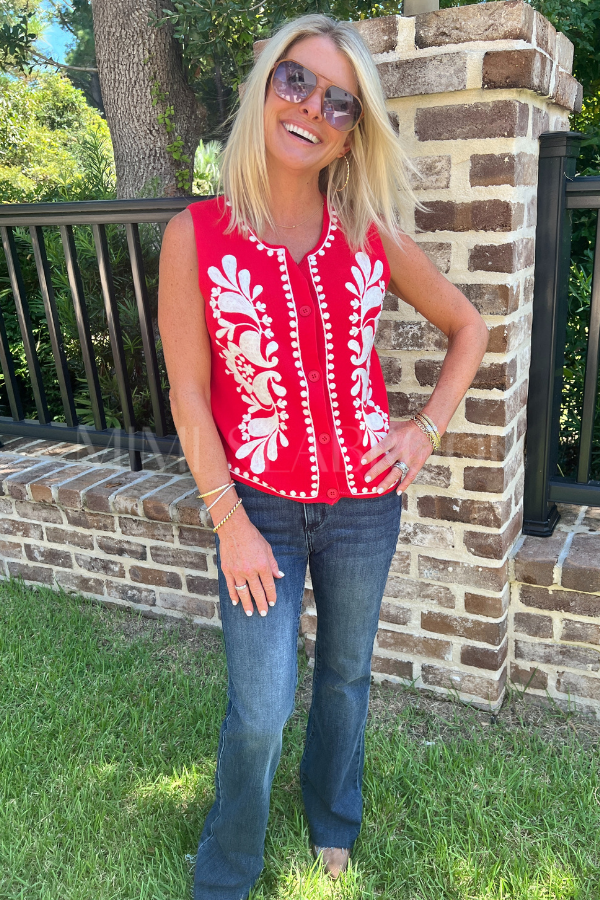 Harmoni top, red