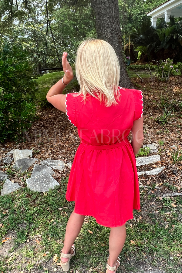 Harrelson dress, red