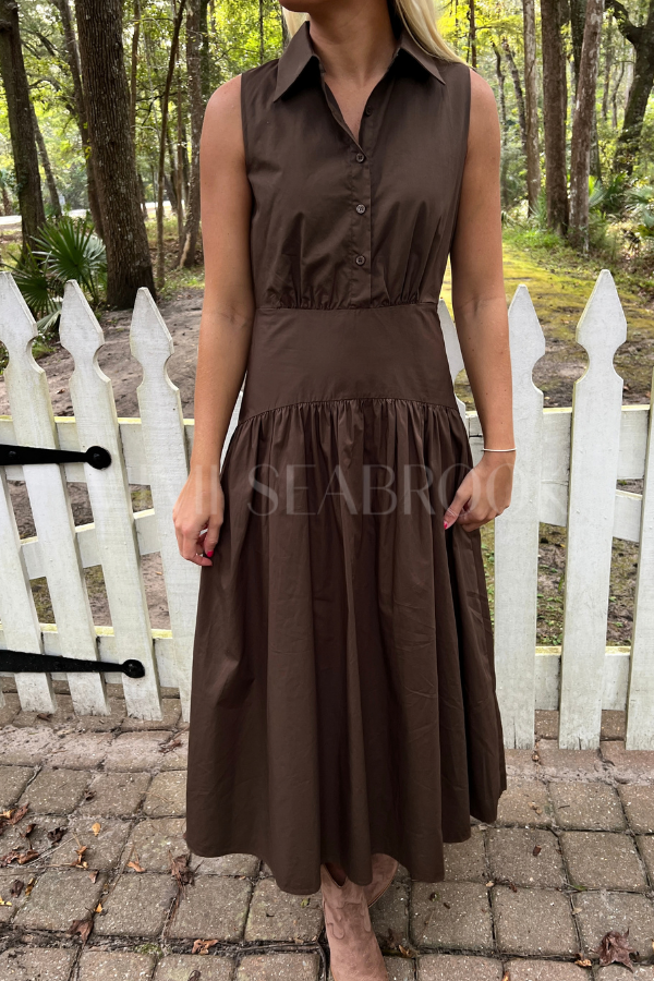 Harvest dress, brown