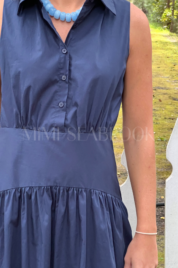 Harvest dress, navy