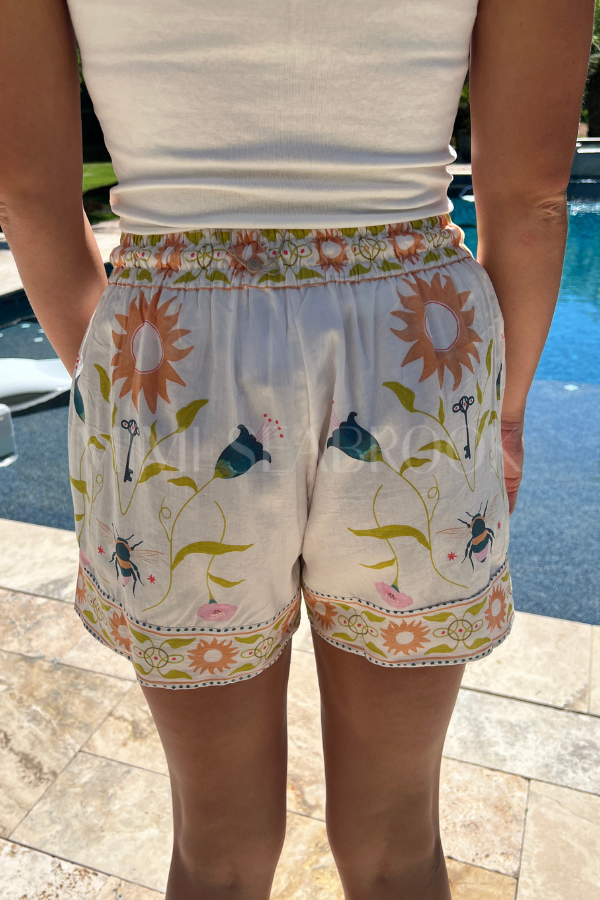 Hayden Shorts, Montecito Print by Cleobella
