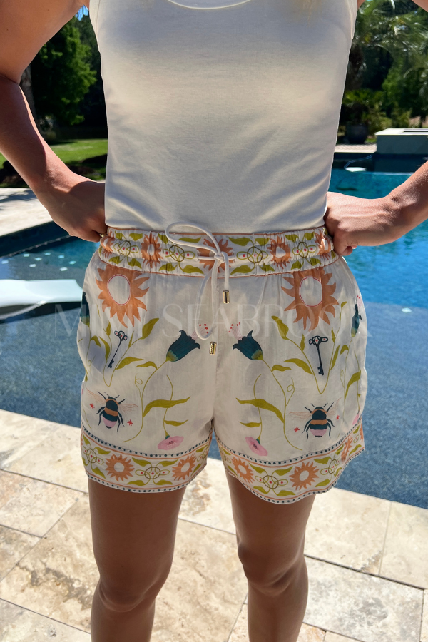 Hayden Shorts, Montecito Print by Cleobella