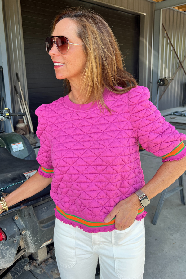 Hemlock Top, pink