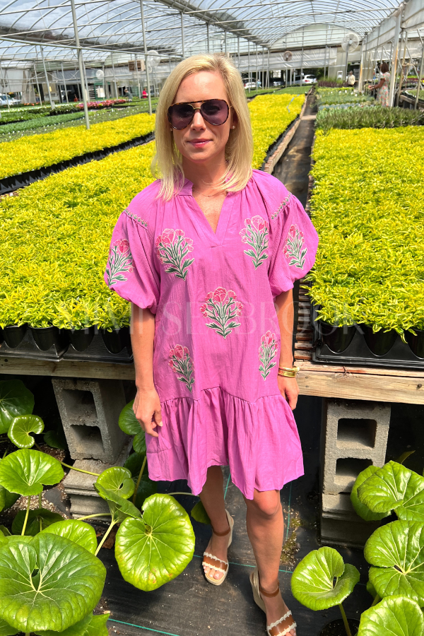 Heron dress, lilac